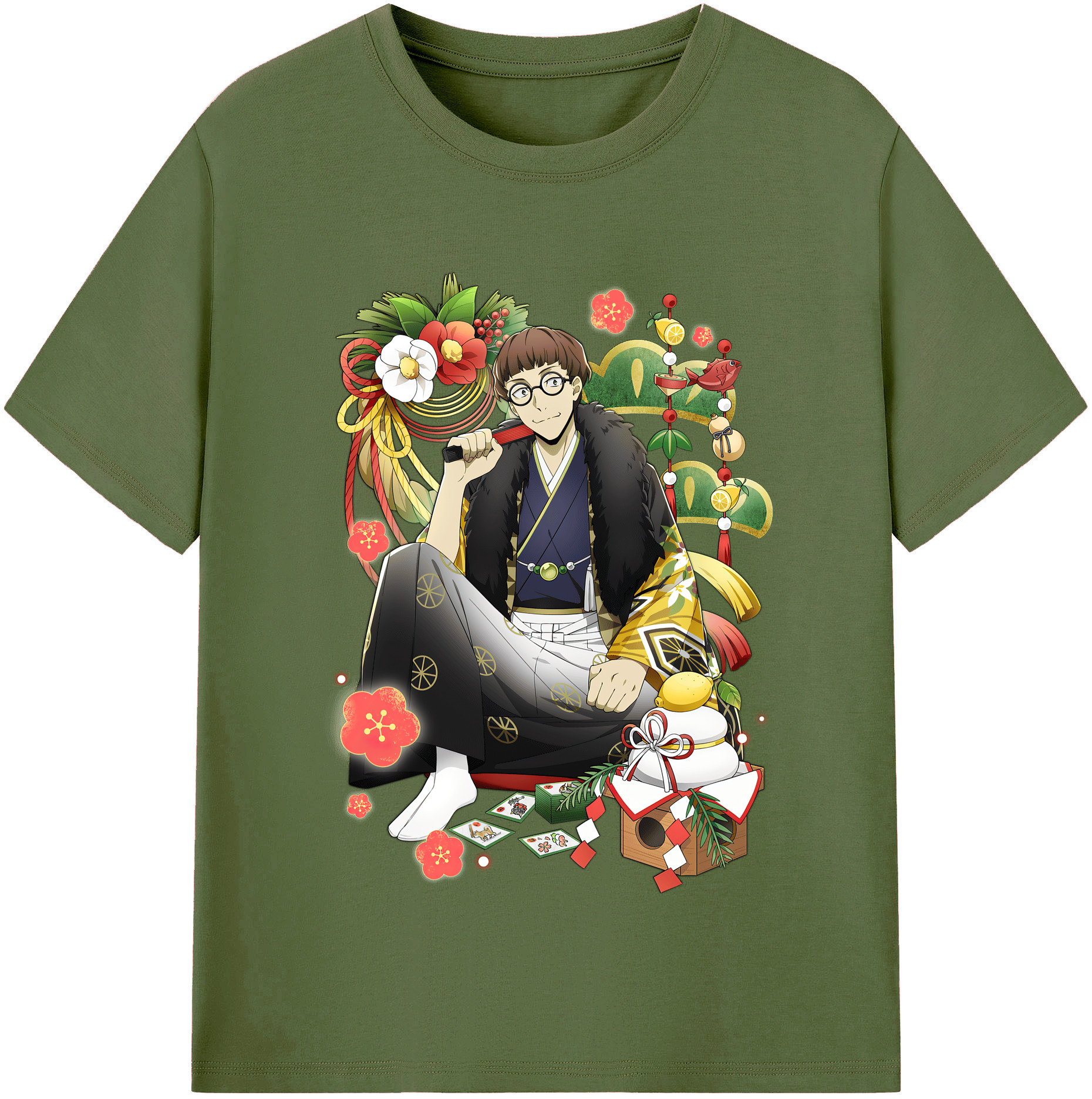 （画像用） 文豪ストレイドッグス Bungo Stray Dogs 綿100％半袖Tシャツ（フロントプリント）